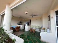 Outside seating area/kitchenette