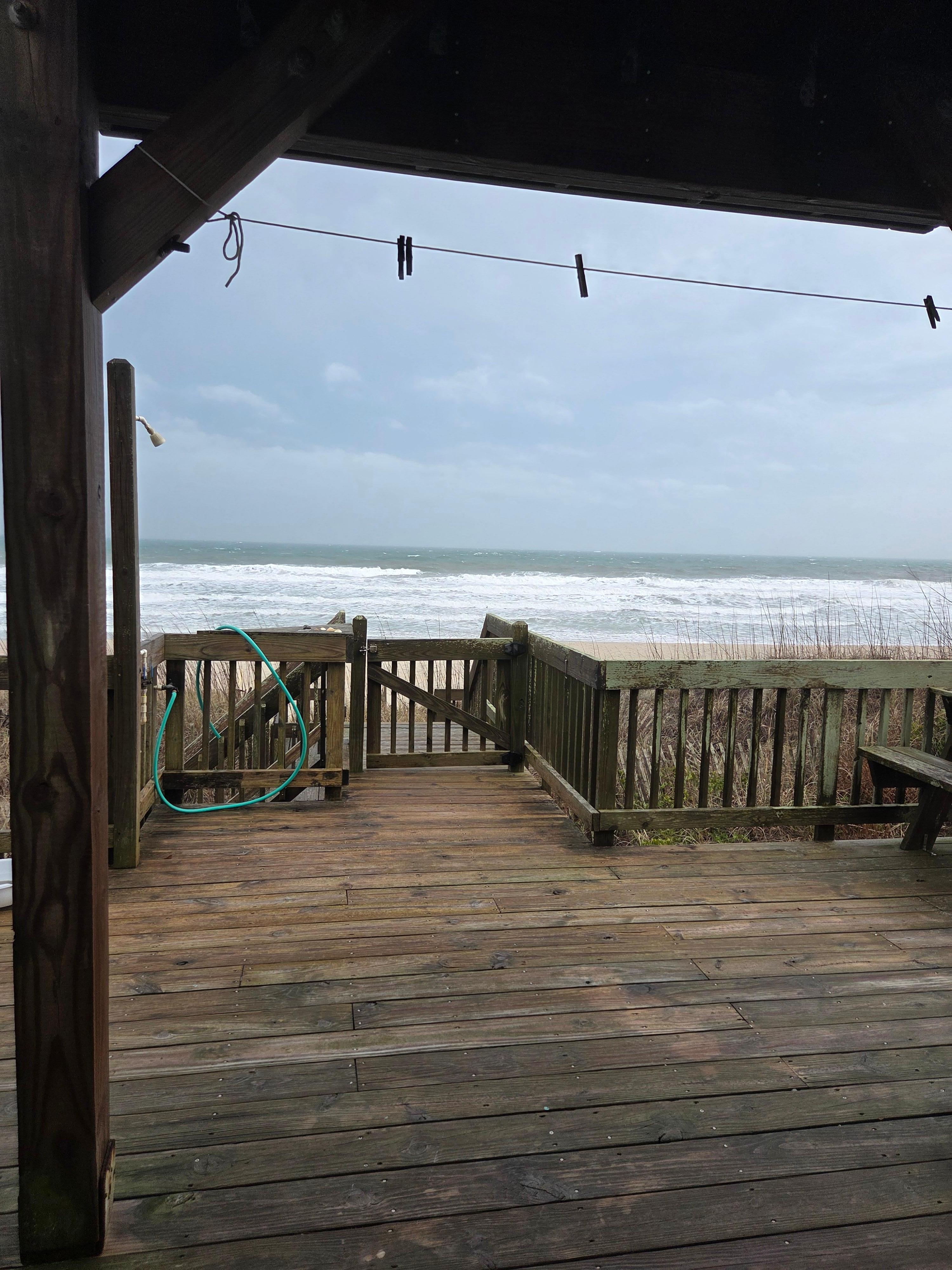 Even on a rainy day views are perfect.