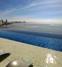 View from pool area!