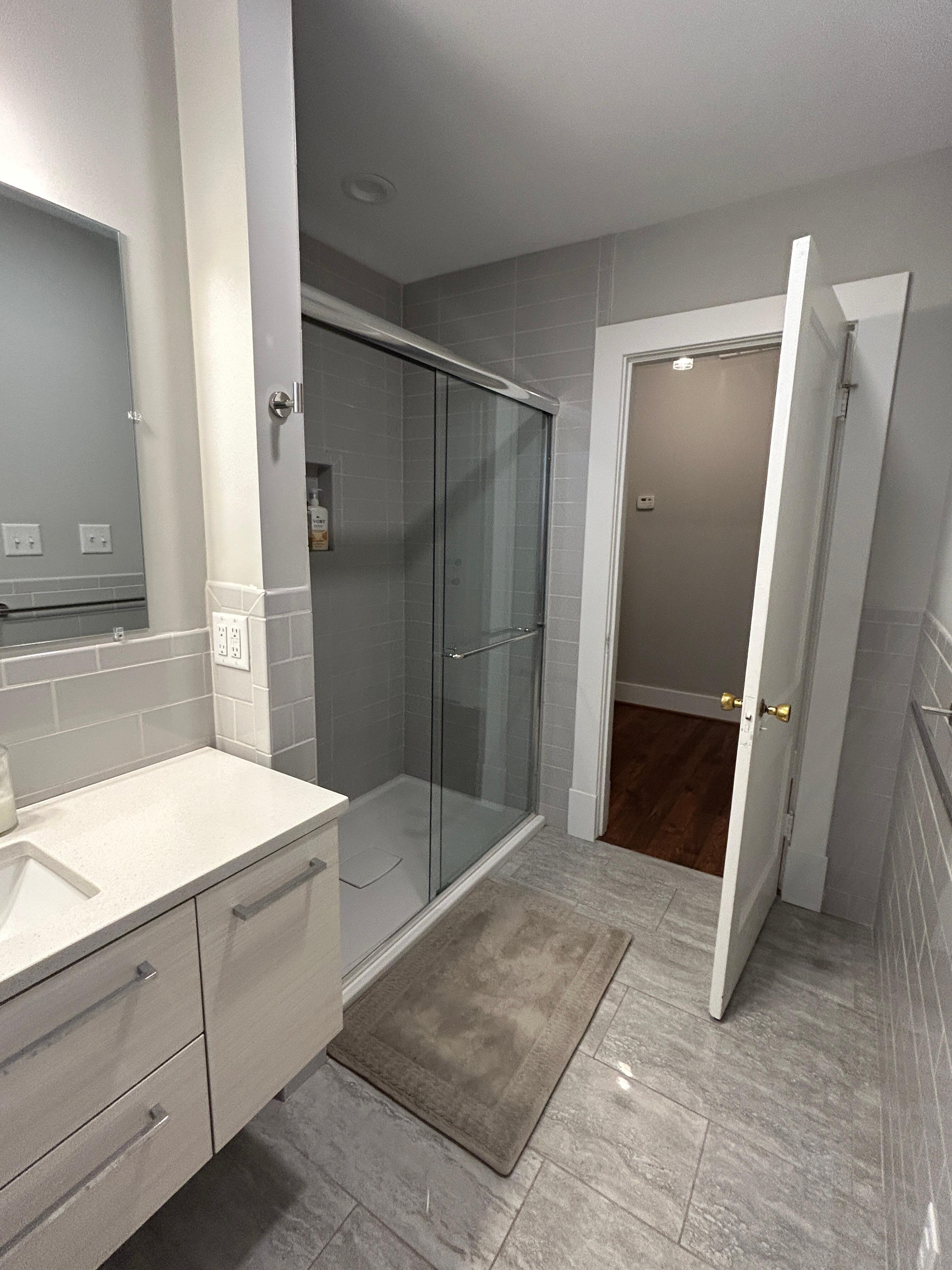 Bathroom with amazing water pressure 