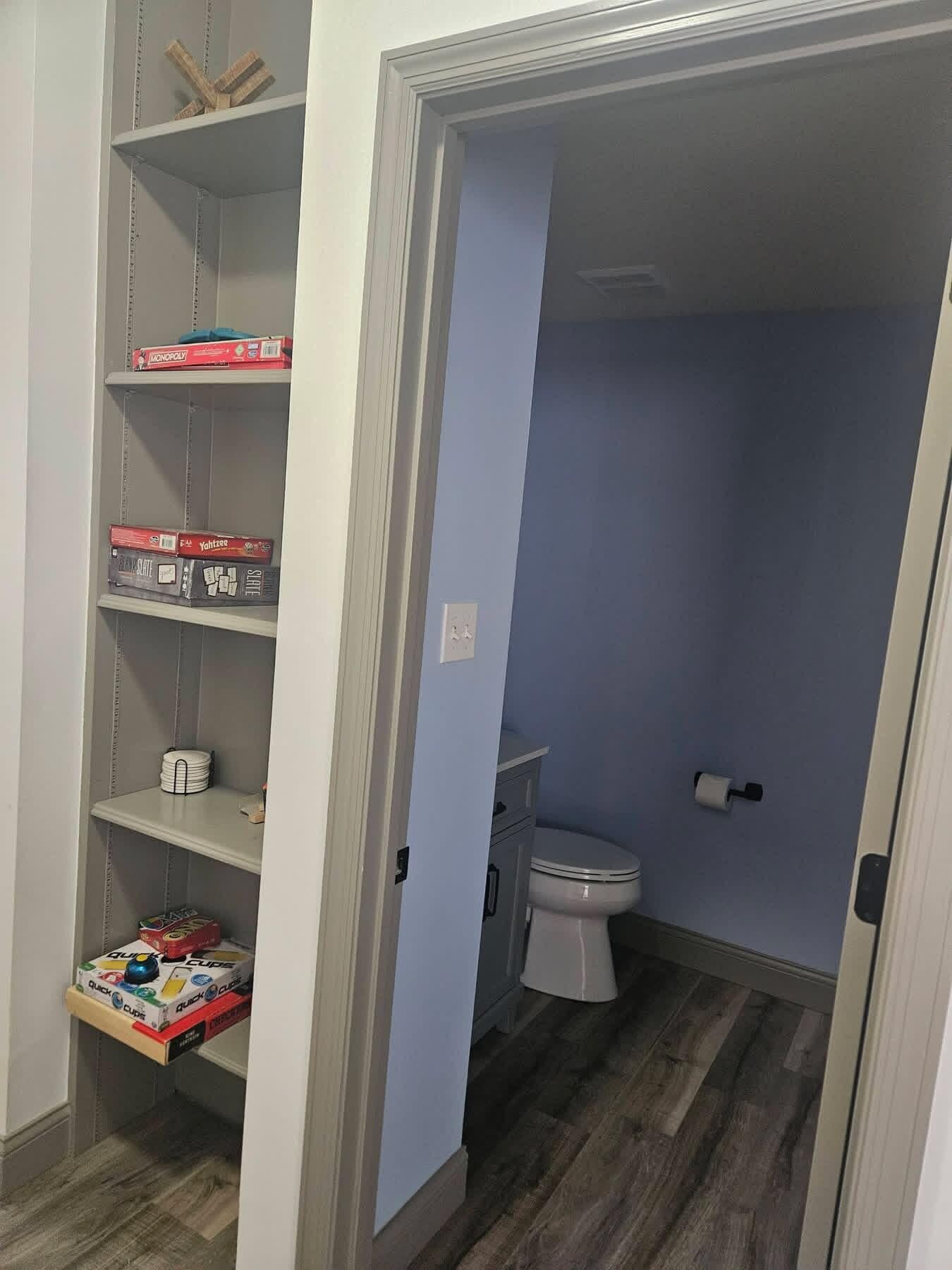 Game are and half bath on 2nd level