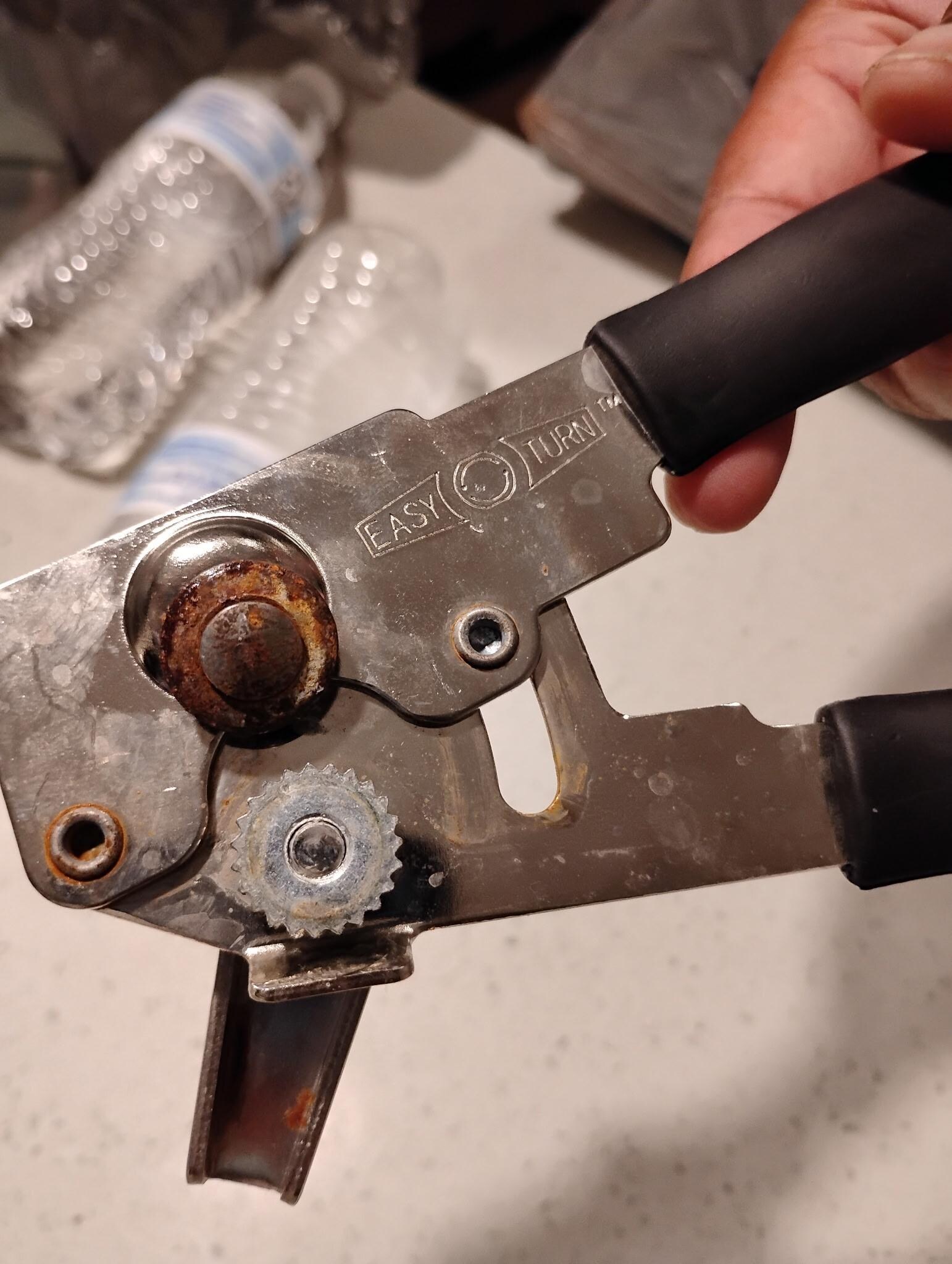 Rusted can opener