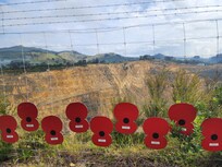 ANZACs remembered outside the Martha Mine.