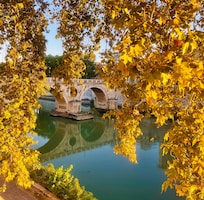 More views along Tiber River sunrise