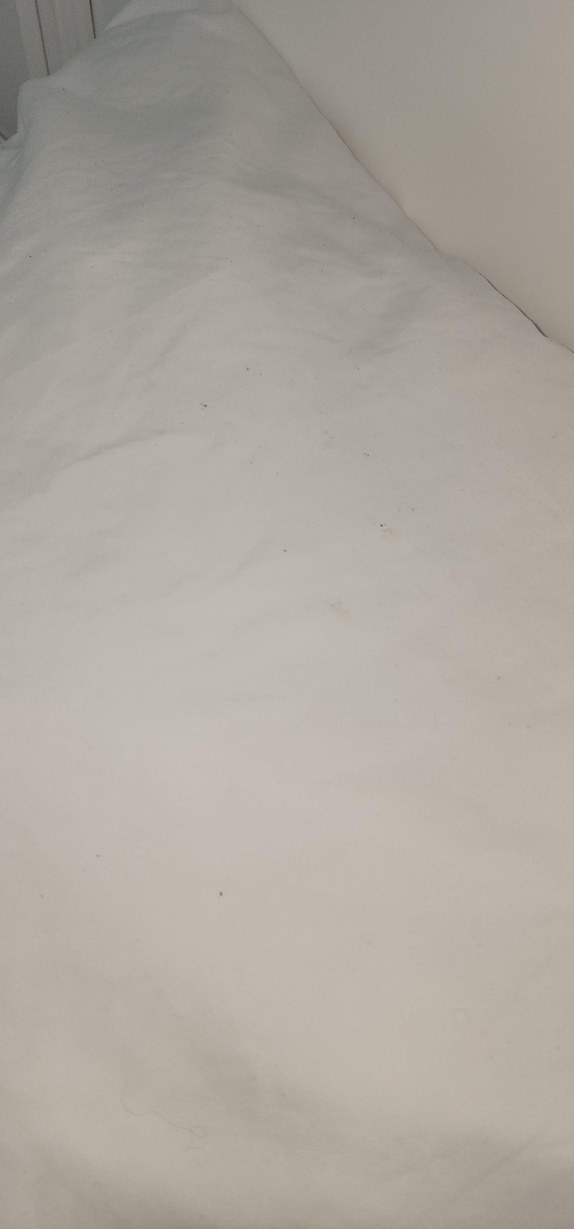 Dirty pillowcase.