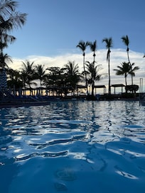 One of the many pools