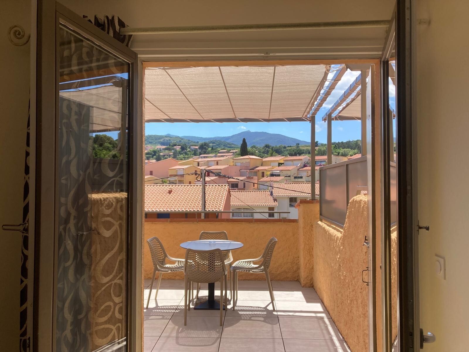 View of balcony. 