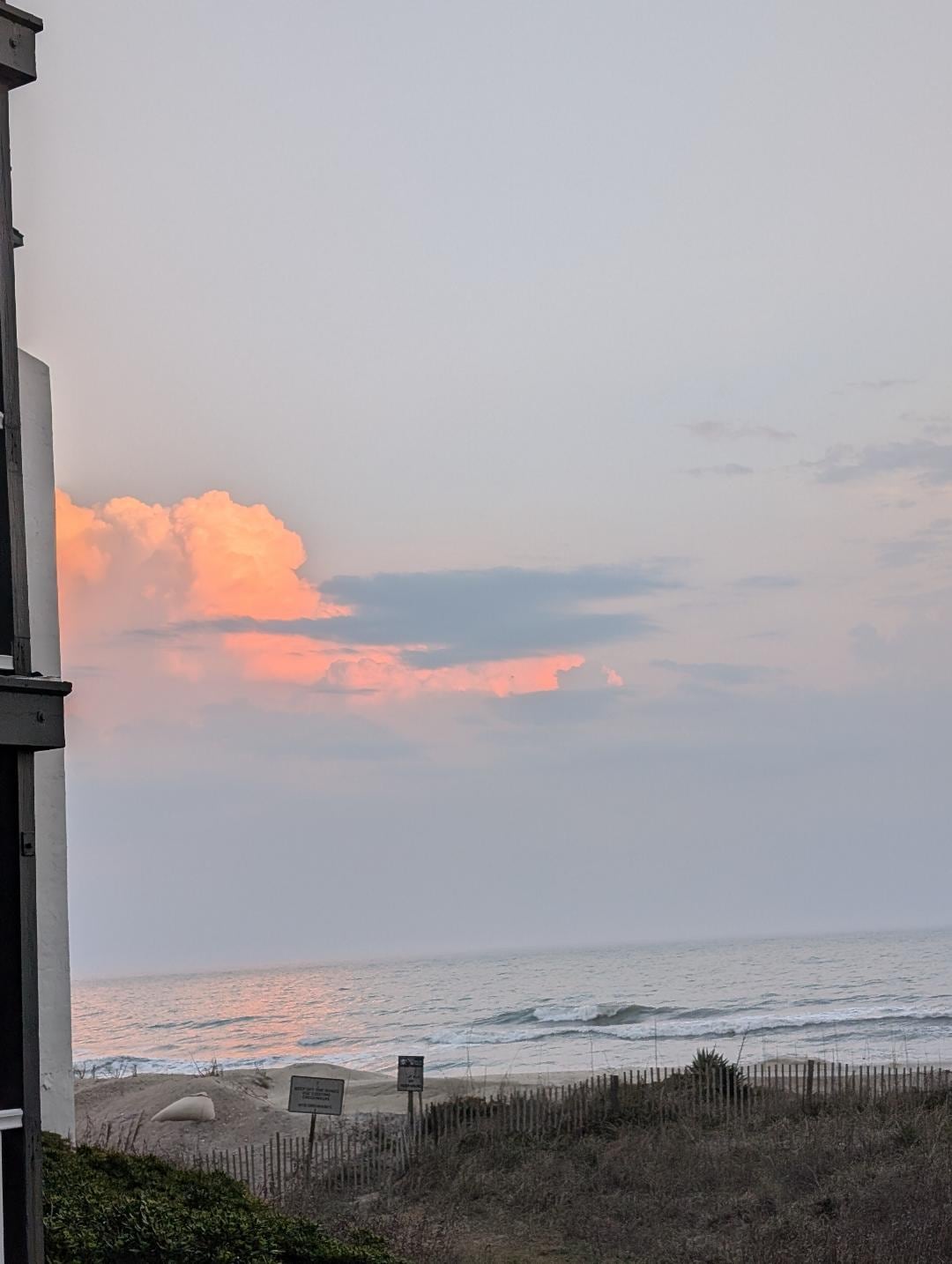 Sunset from the deck