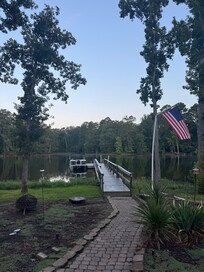 Behind house view
