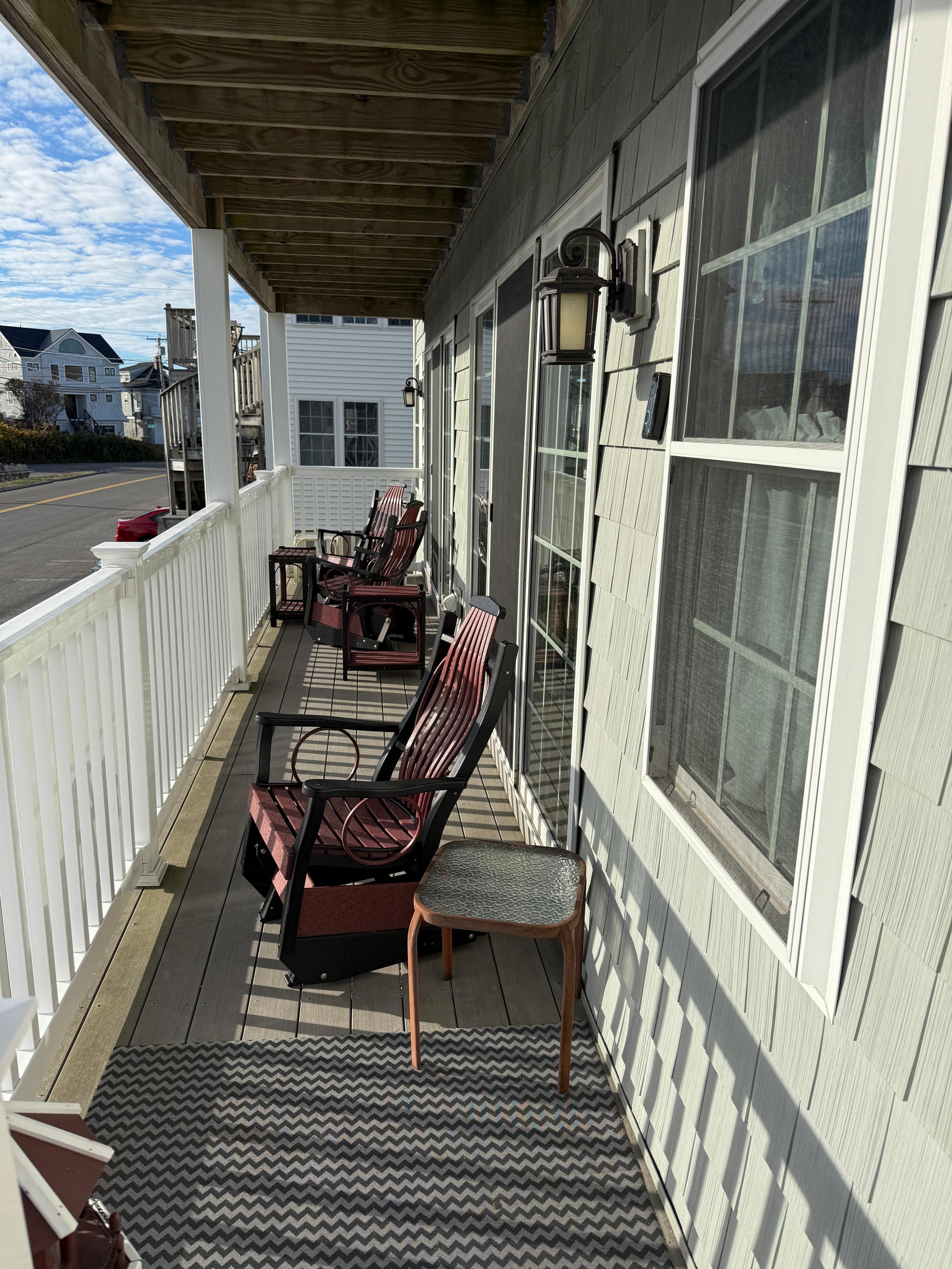 Front deck