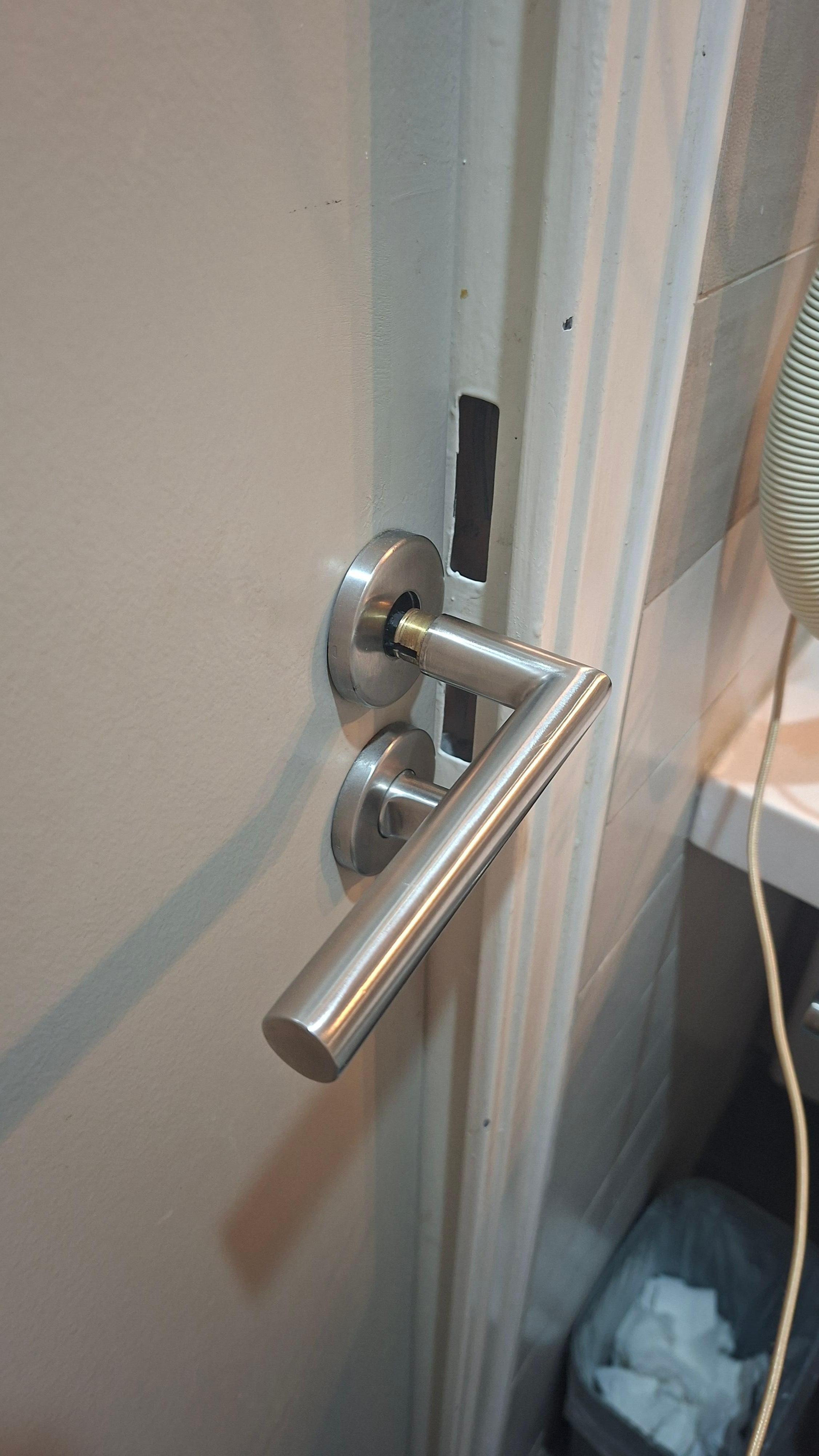 Poignee de la salle de bain