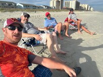 Beach area directly in front of unit