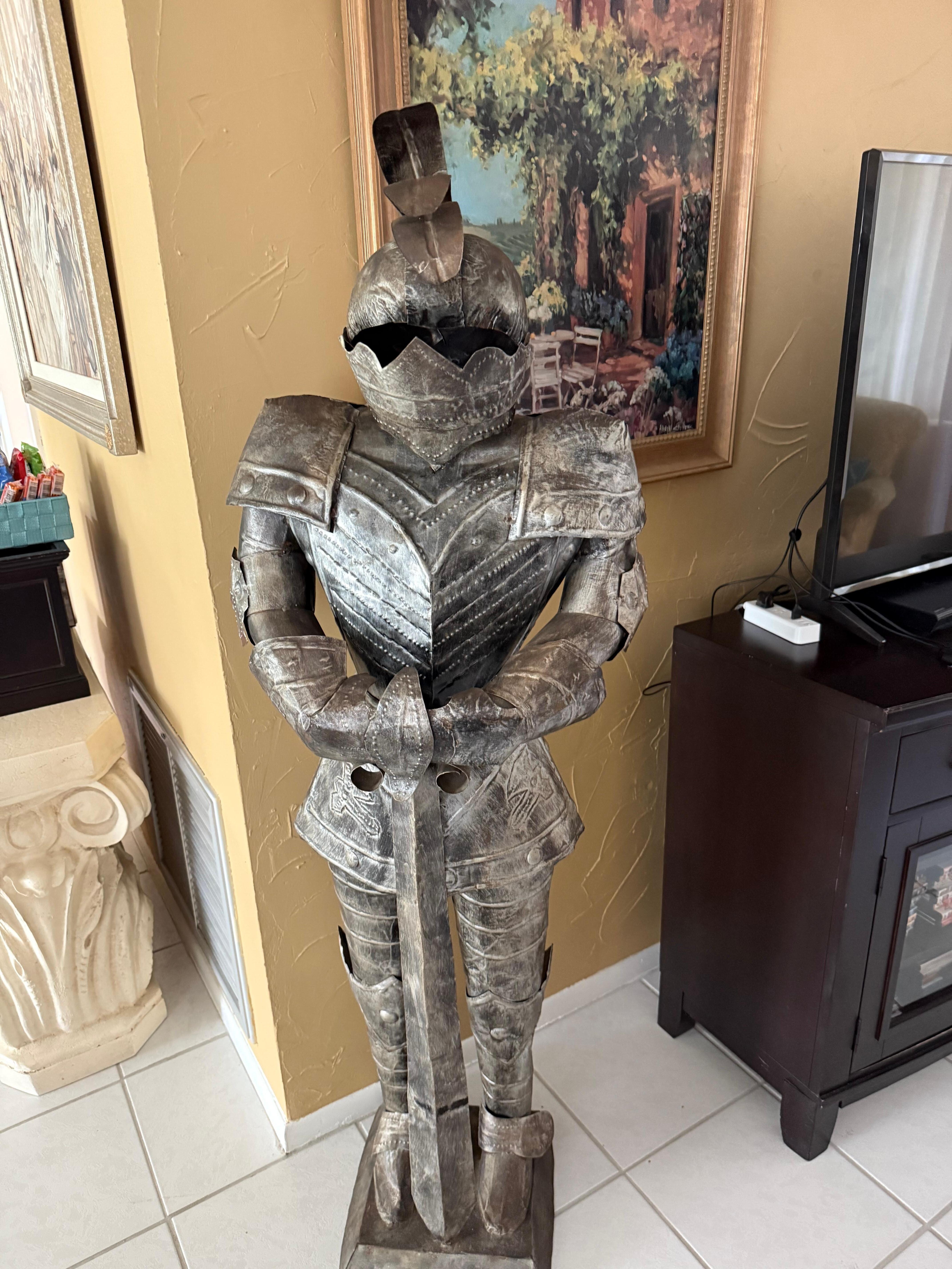 Even a knight in shining armor to keep us safe.