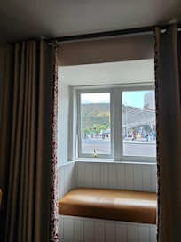 A view from the lounge/ laundry room.