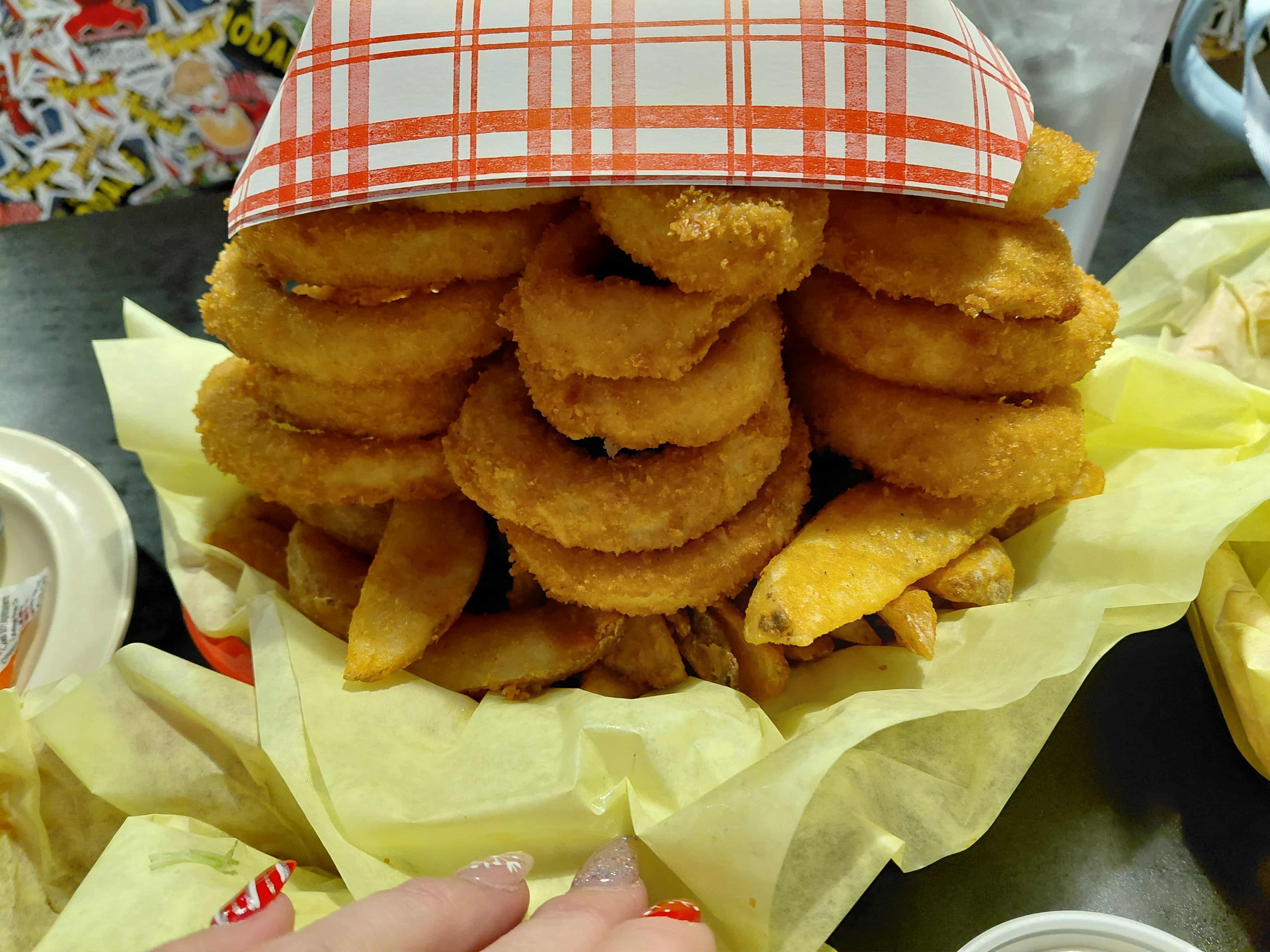 Go to Hodad's for a half order of frings! 