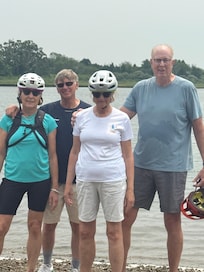 Bike ride to Groton Long point and Noank.