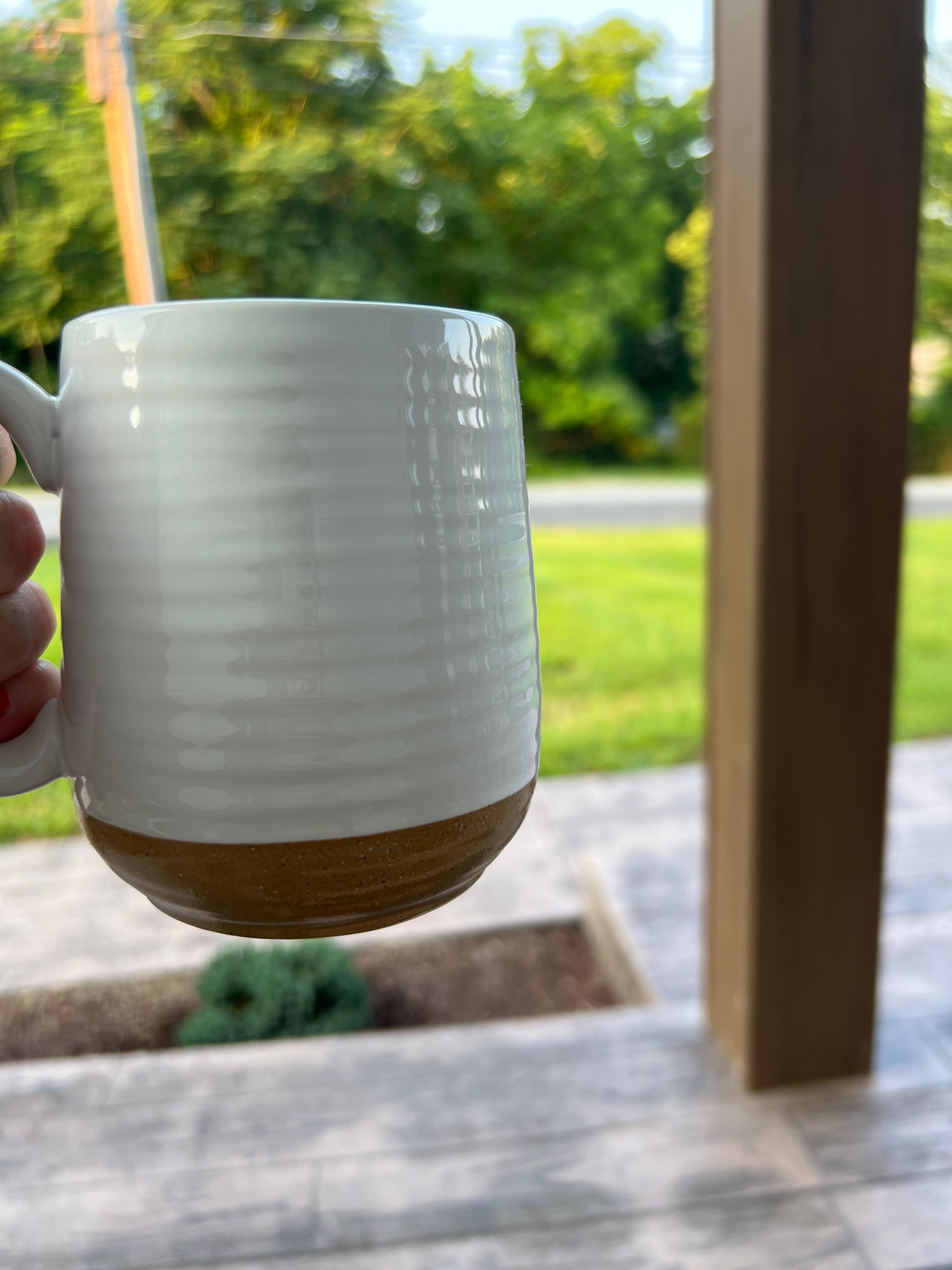 Morning coffee on the front porch!