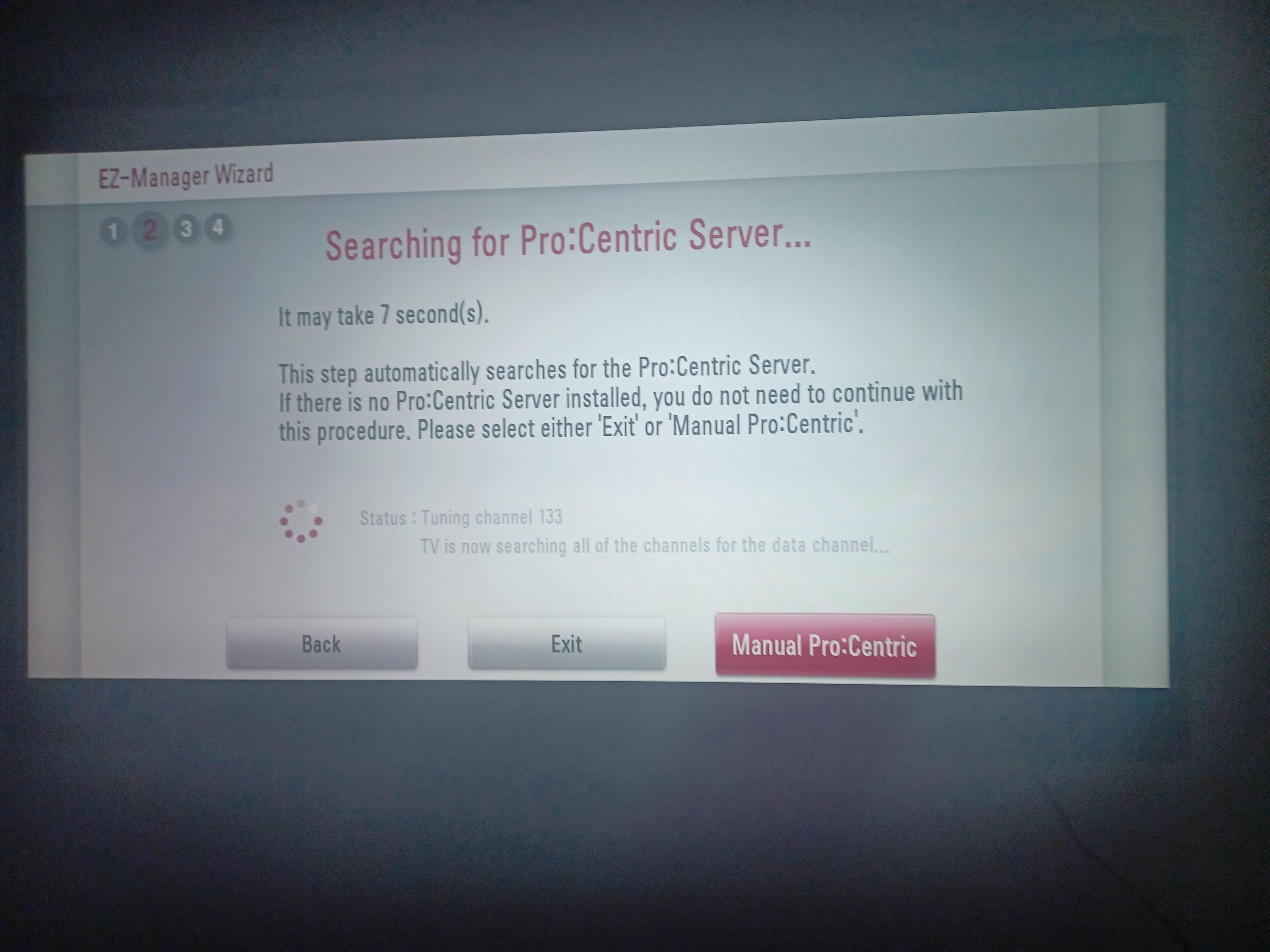 This is what the t v look like our whole stay