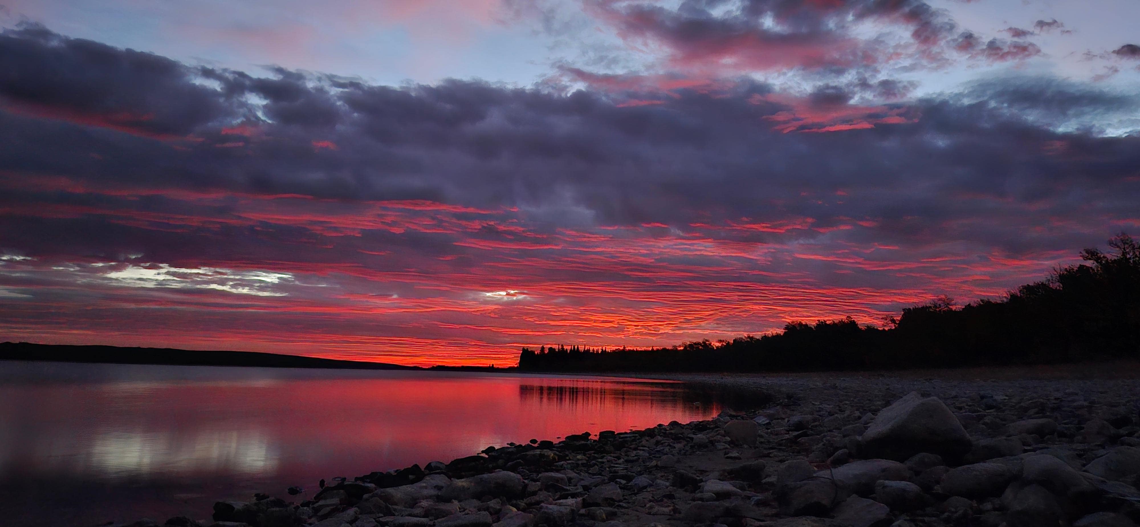 Sunrise over Duck Lake