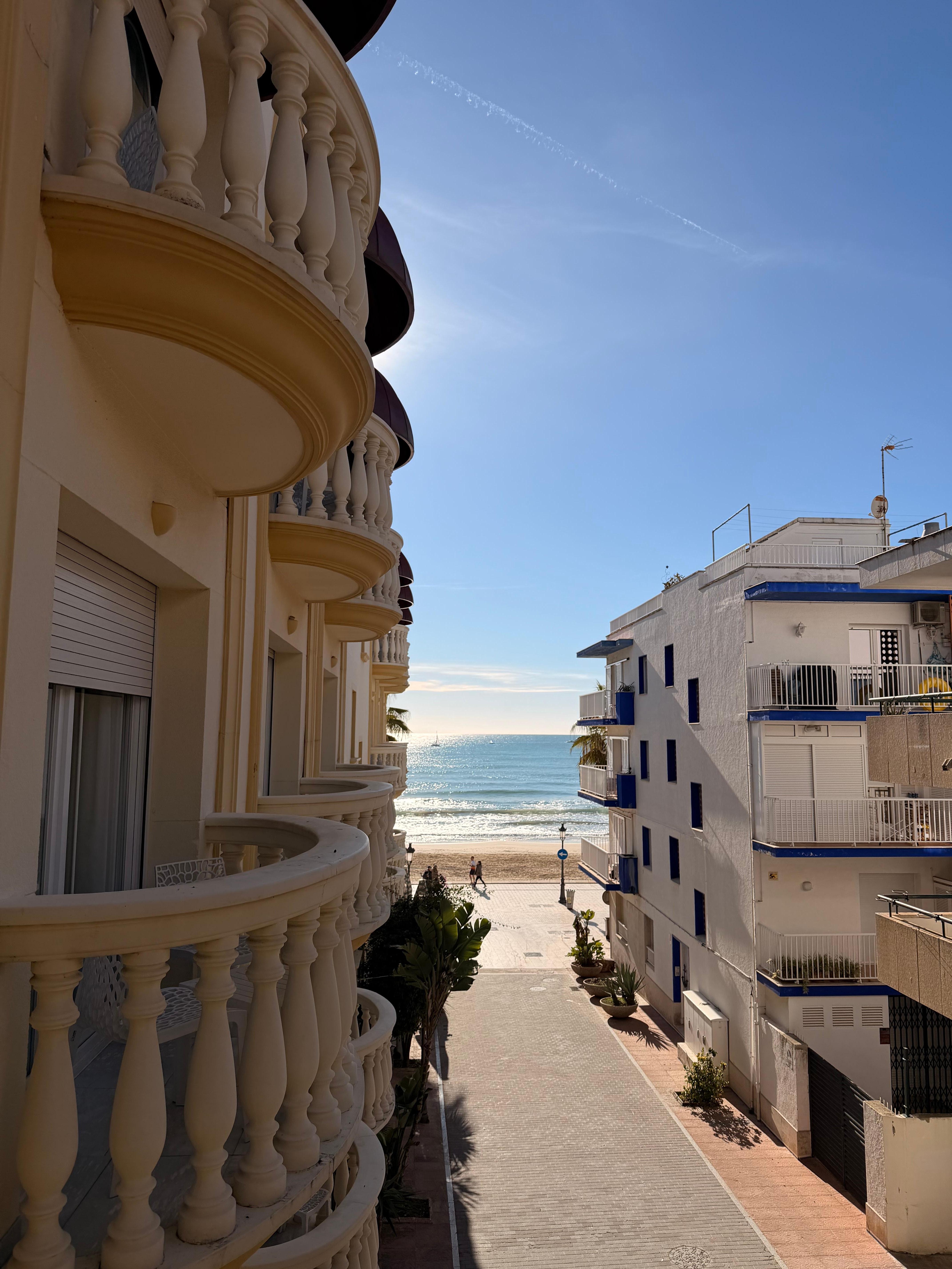 “Partial view” from our room.