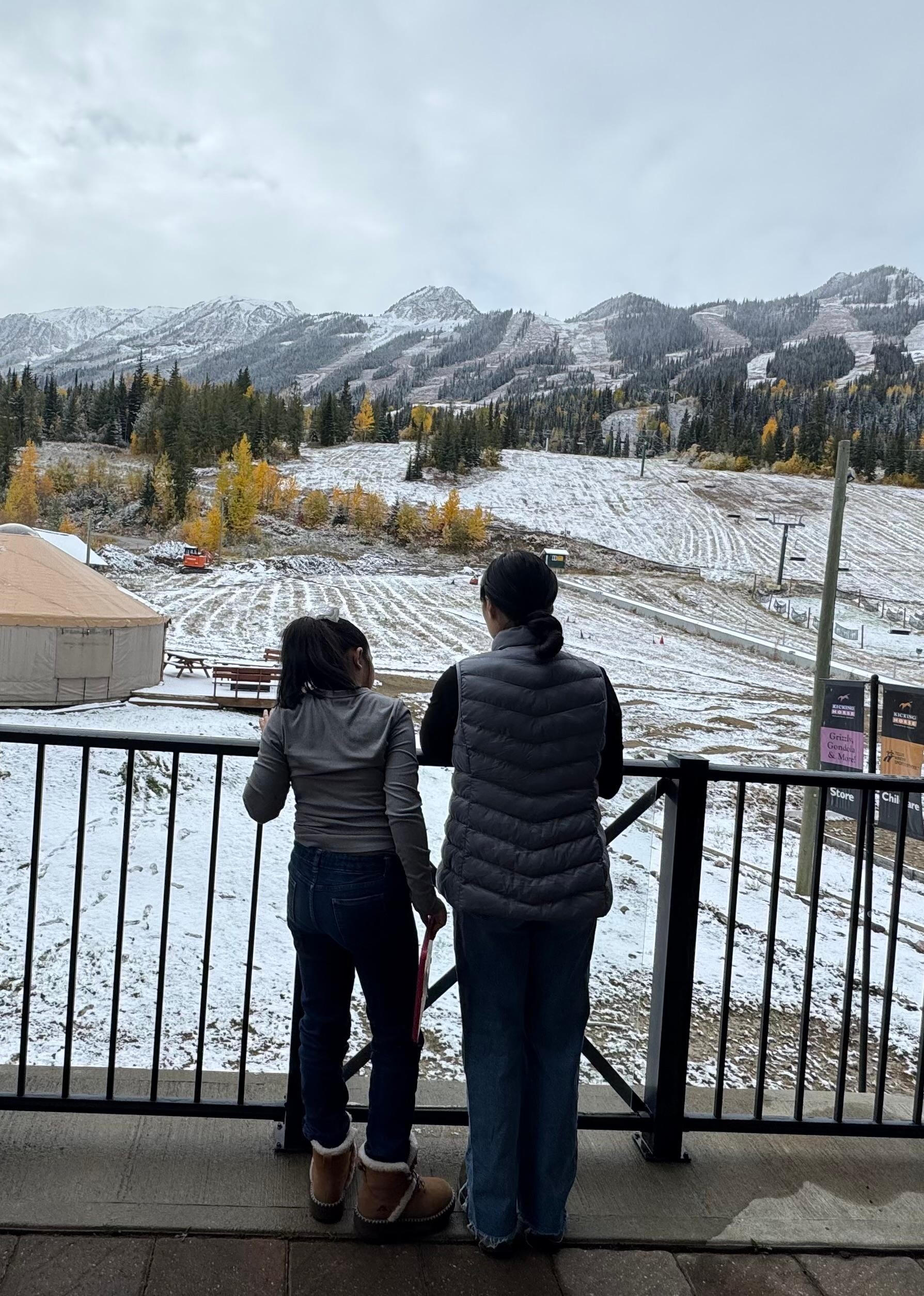 View from our hotel room.