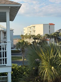 The best view from the third floor balcony.