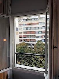 Window you can actually OPEN for fresh air. So nice!