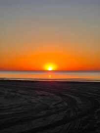 Sunrise at Crystal Beach.