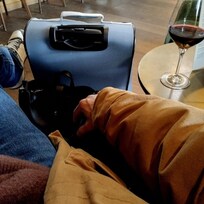 Check in time @ Bunk Utretcht with a complimentary a glass of red wine.