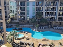 The pool we didn't get to use.