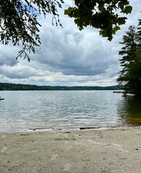 Private beach