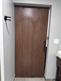 Bathroom door doesn’t shut all the way