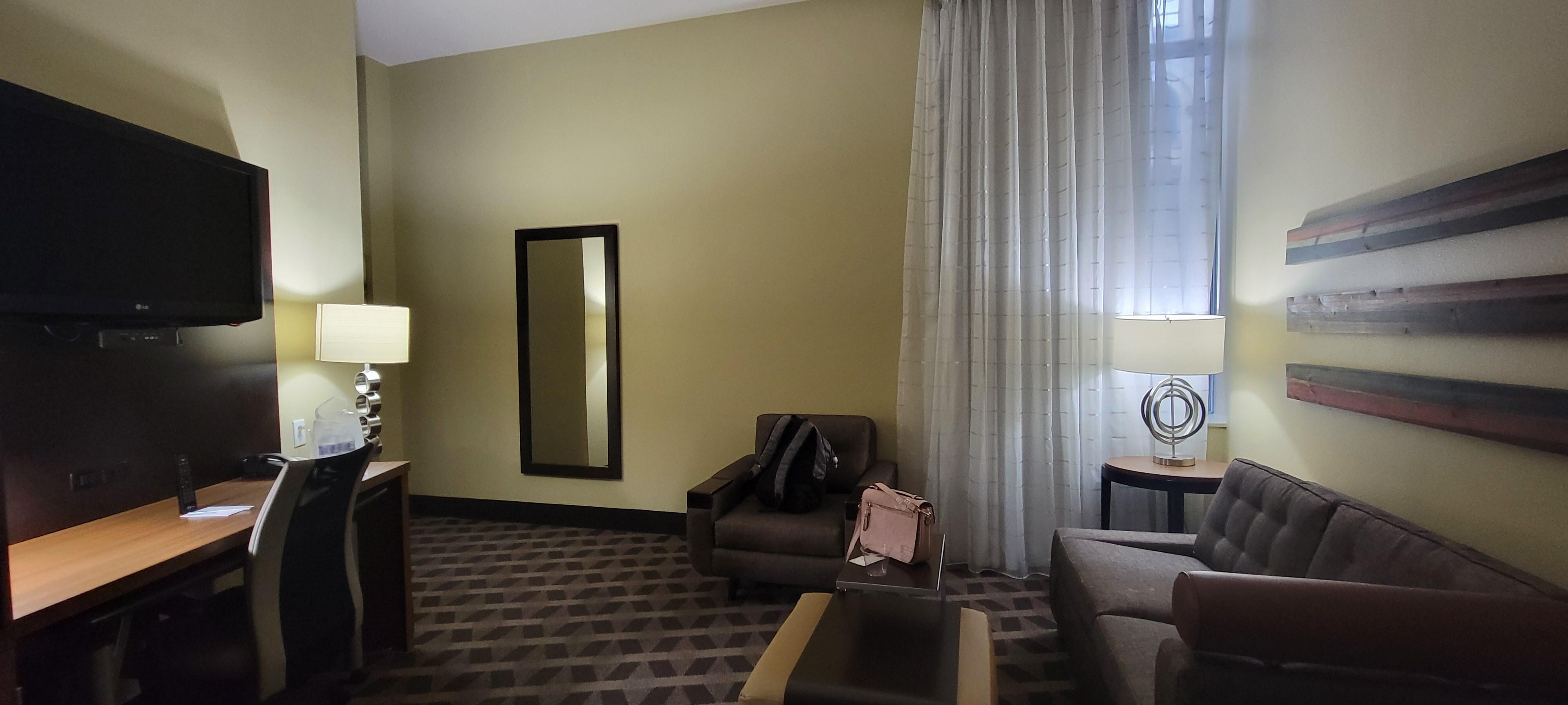 First suite; Living area
