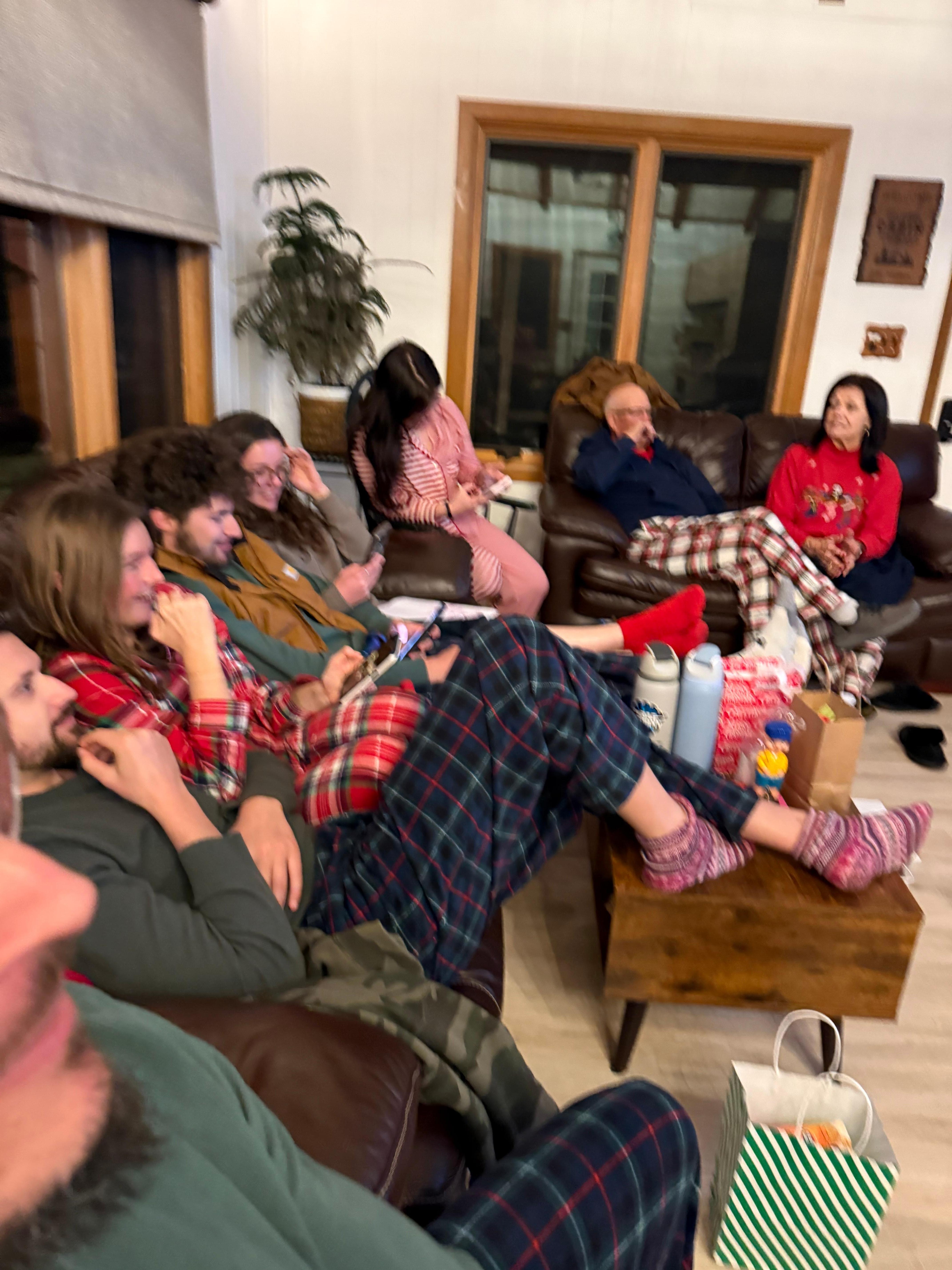 Playing Quiplash on the tv