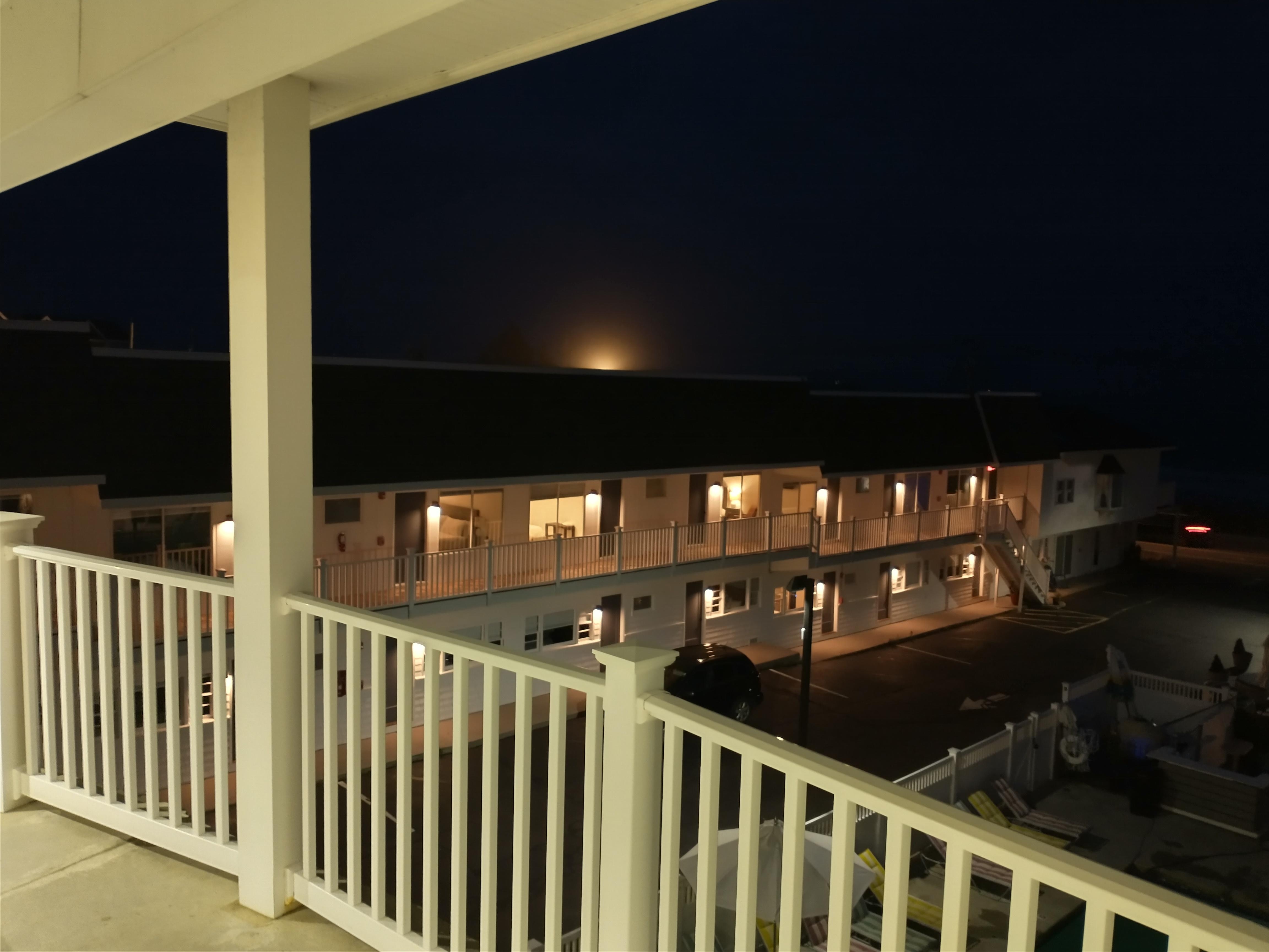 The moon was just coming up spectacular view as it rose!!!