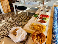 Delicious, fresh Turkish breakfast.