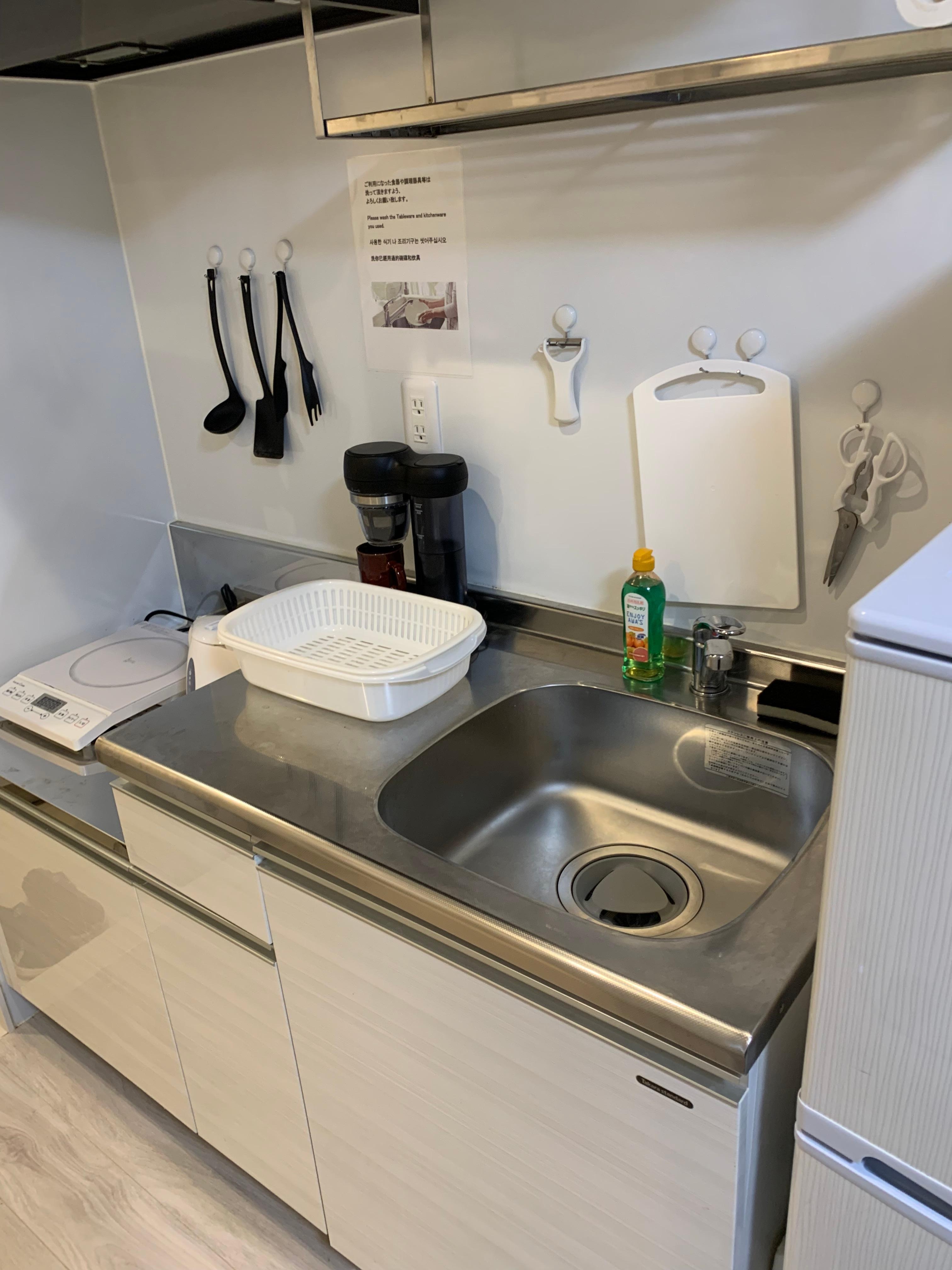 キッチンもひと通り揃っています。