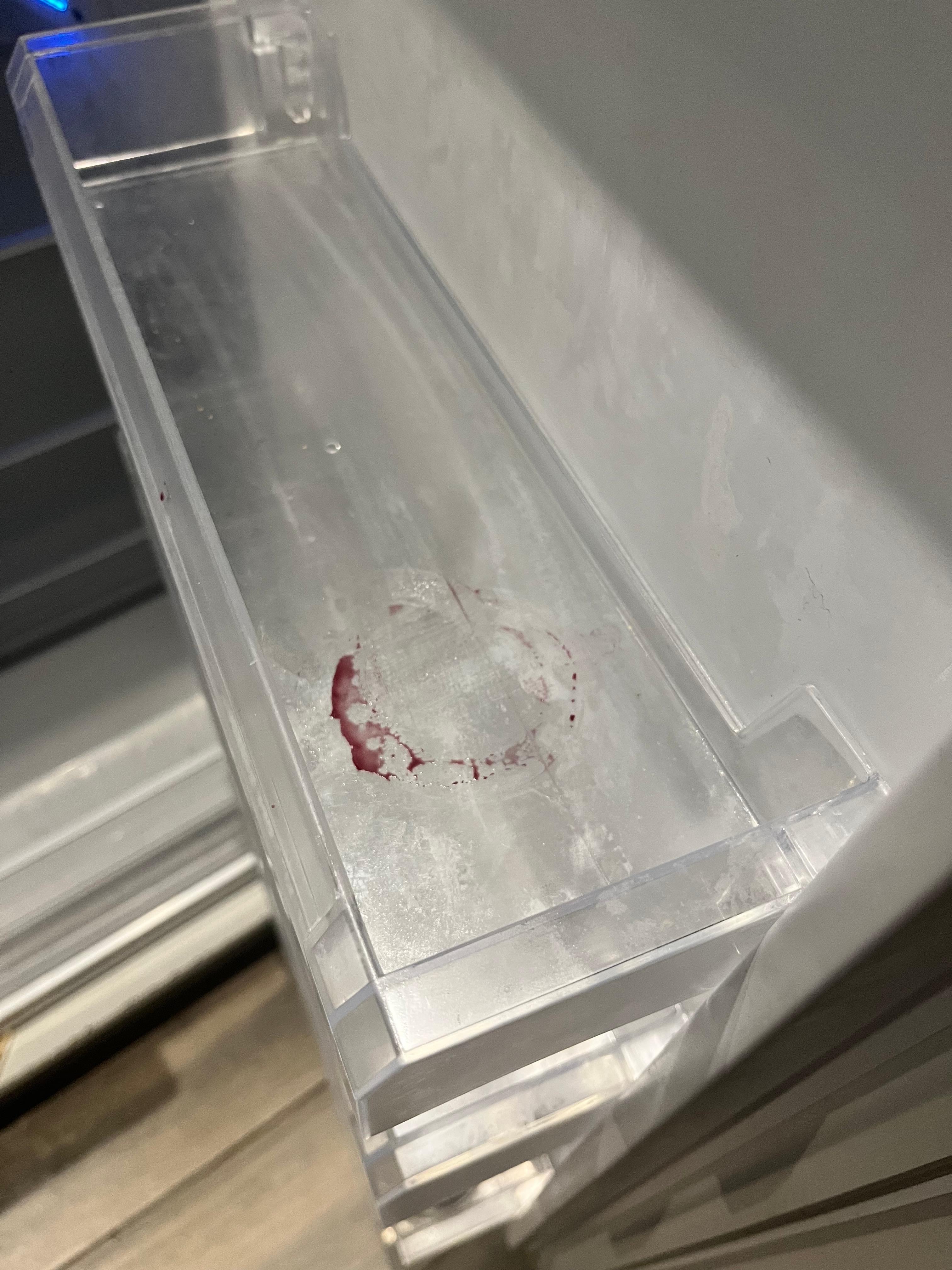 Dirty fridge in my replacement room