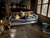 Granddaughter loved the porch swing