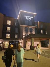 Mom and girls making a full day of it... safe and nice parking.