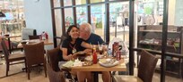 Dinner at the restaurant