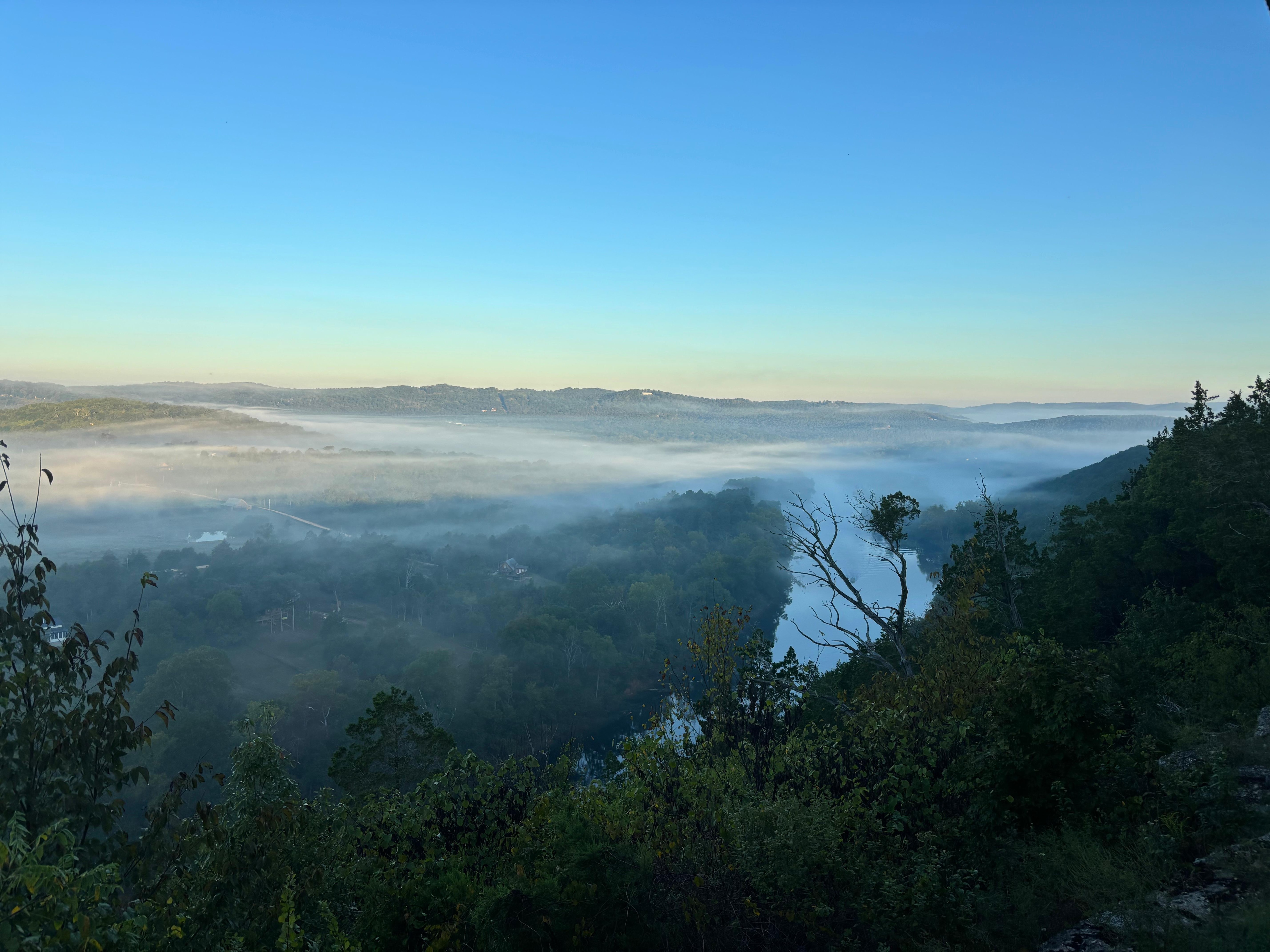 Morning view from the deck!  