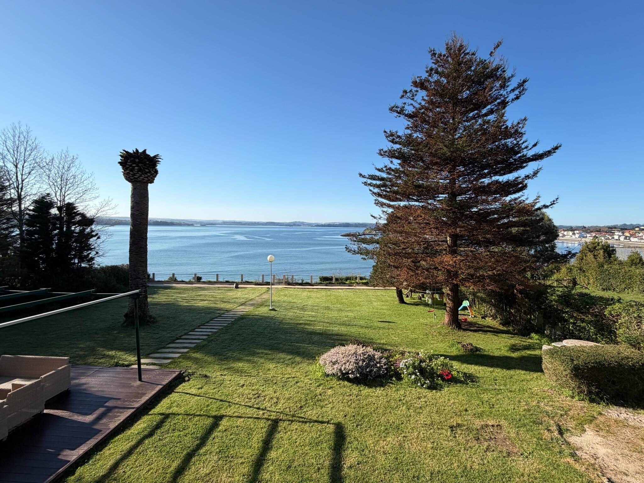 Looking out to the backyard 