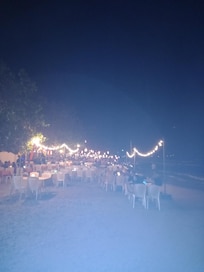 Beach at night