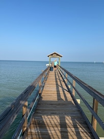 Private fishing pier