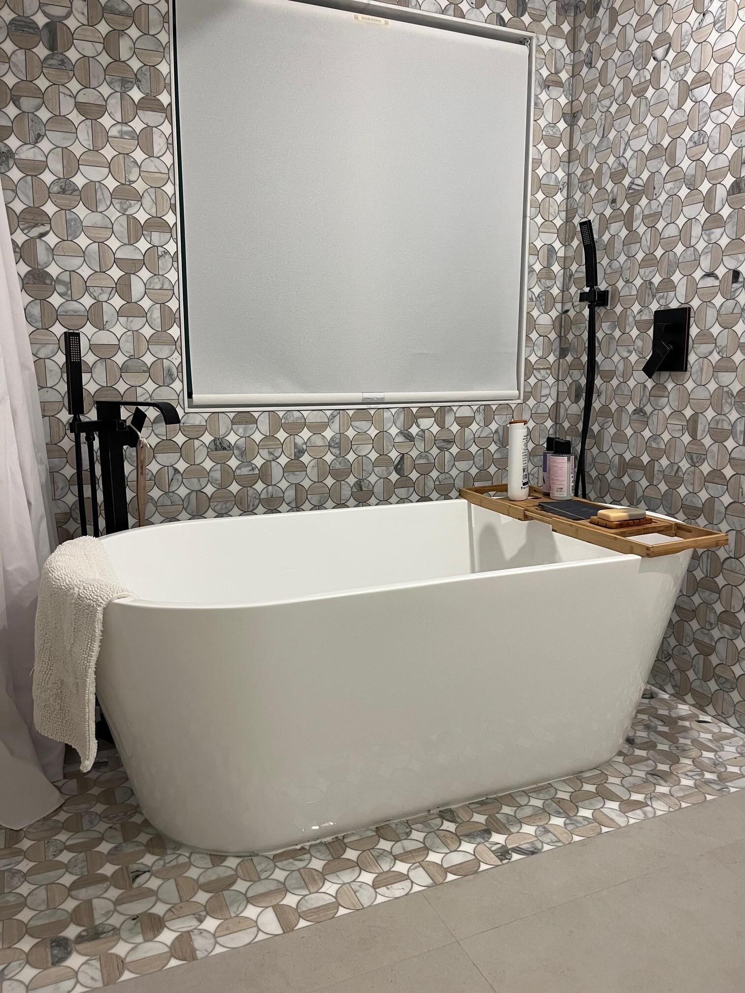 One of three bathrooms, loved this soaker tub.  Spa like experience