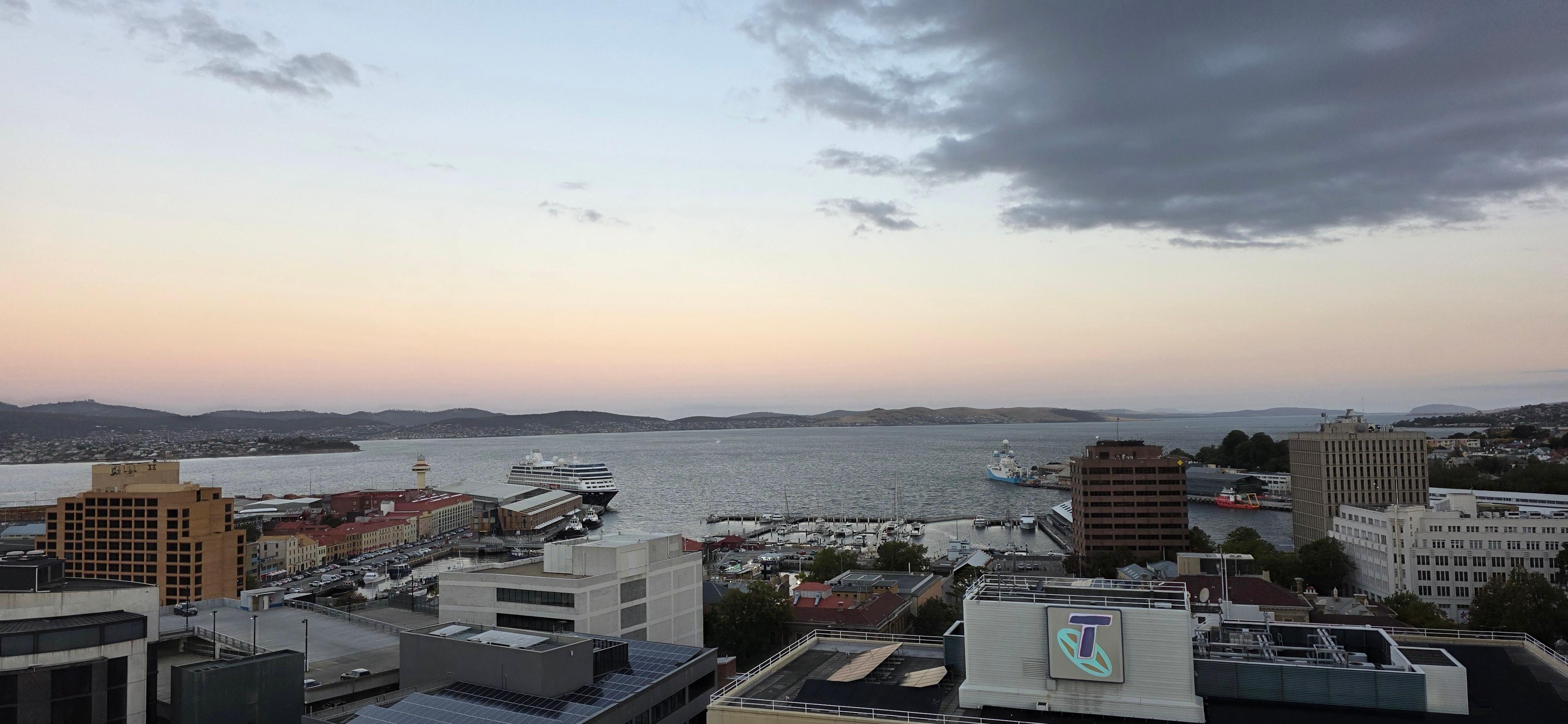 View from the top floor 