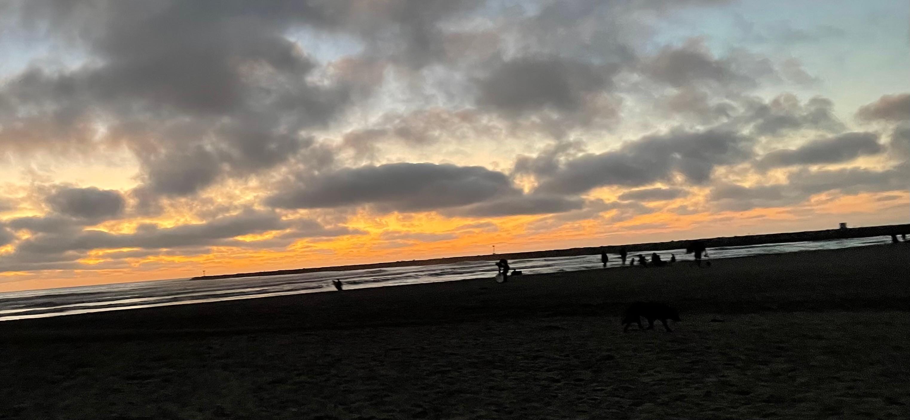 Sunset on Ocean Beach Dog Beach 