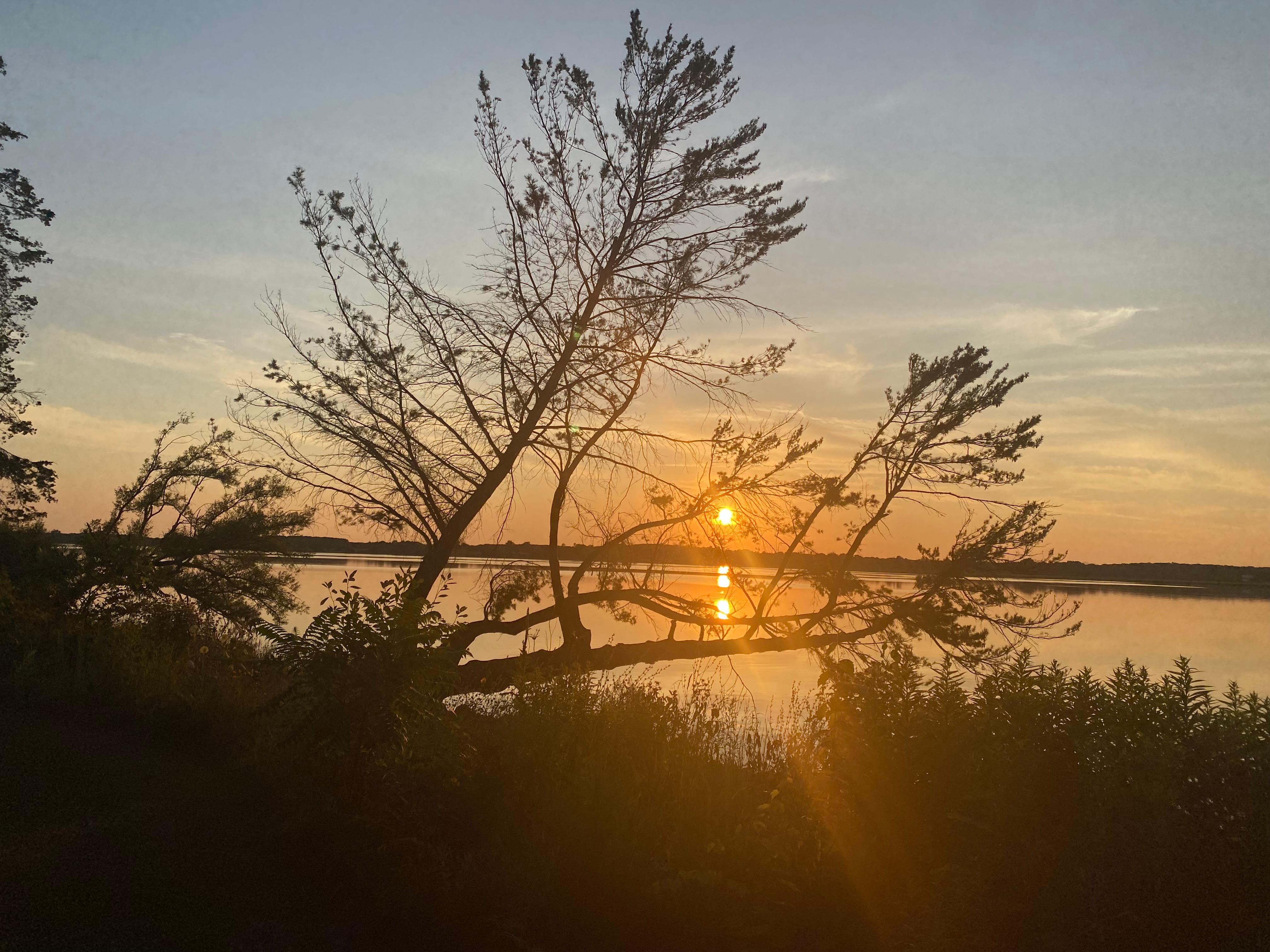 Sunset over East Lake
