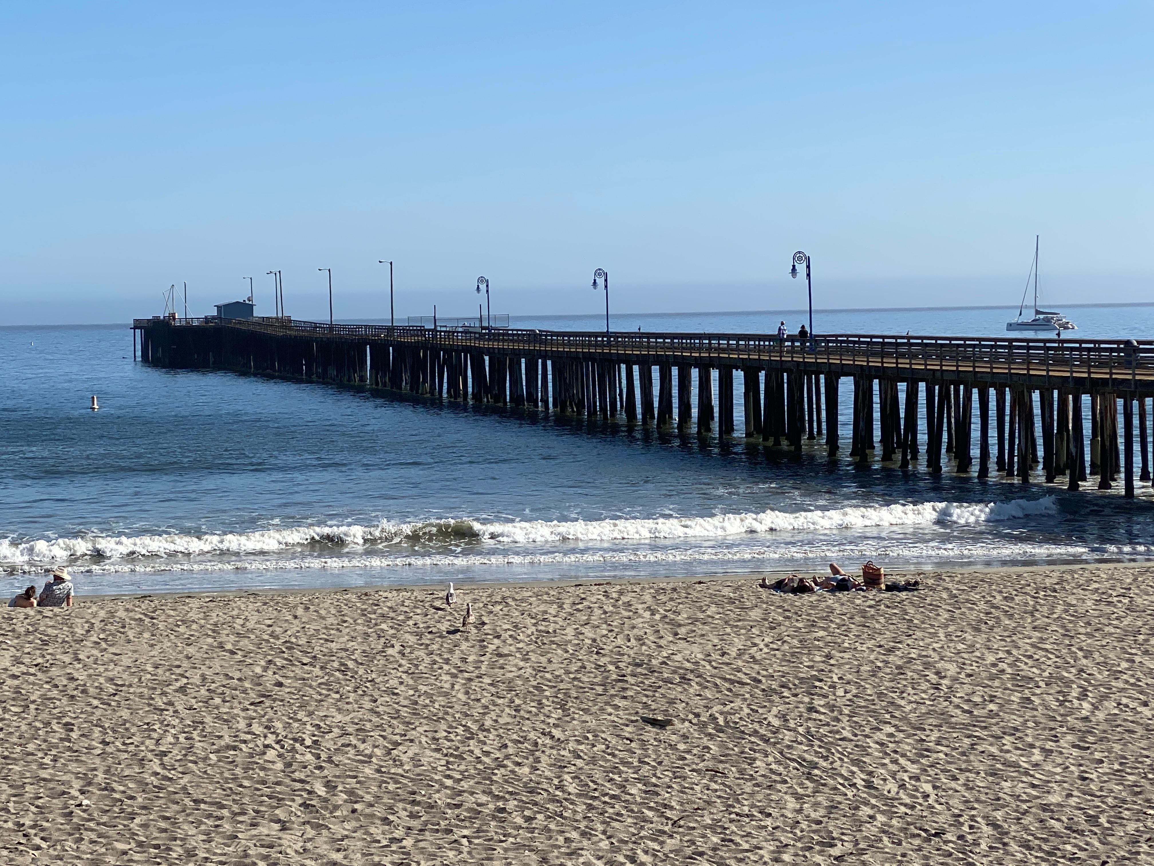 One of three piers, this is the Avila Beach pier.